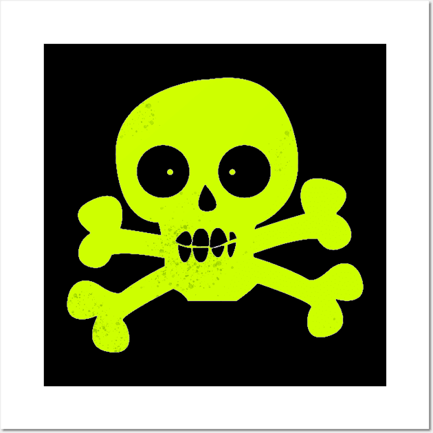 Green Skull Wall Art by Vandalay Industries